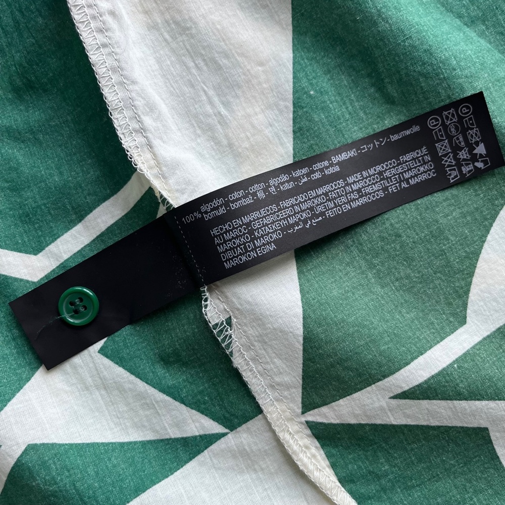 Zara green and white dress - Picture 11 of 11